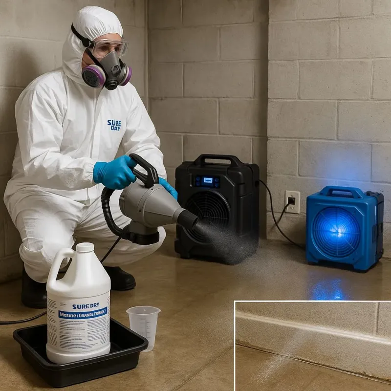 Sanitization and Odor Removal process in Big Bear Lake, CA