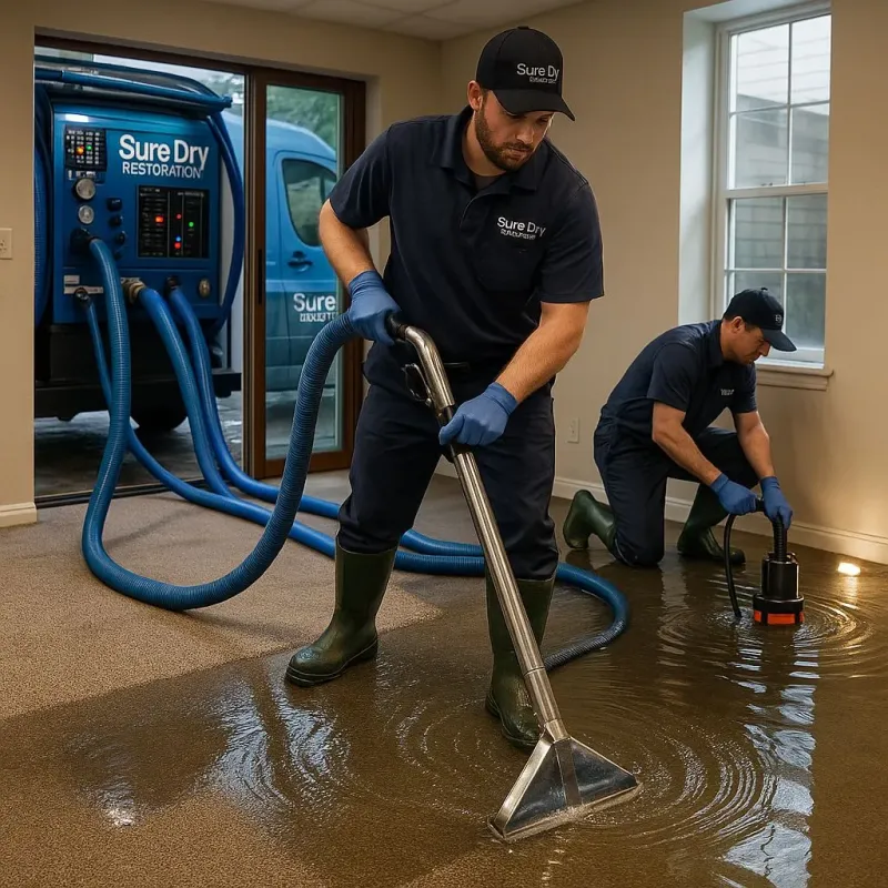 Water Extraction and Removal process in Big Bear Lake, CA
